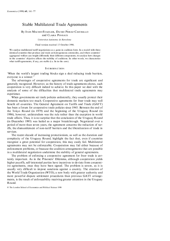 Multilateral trade essay 07 picture