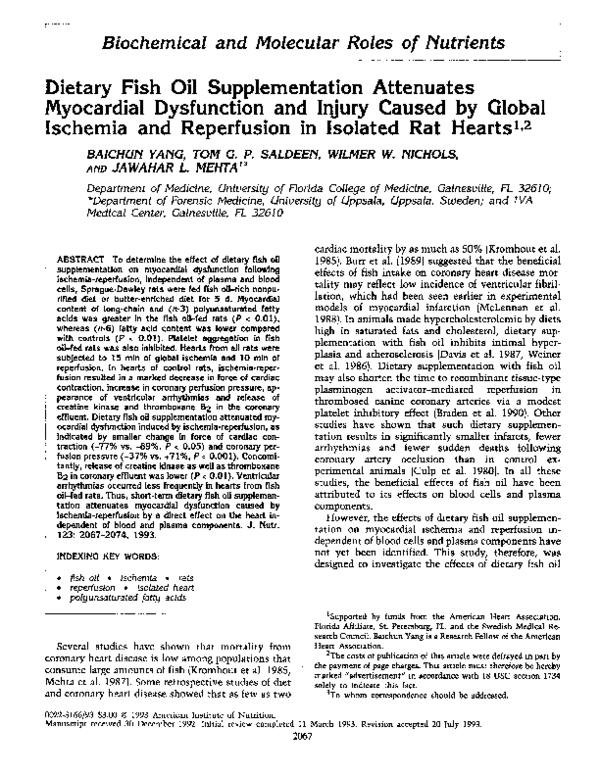 (PDF) Biochemical and Molecular Roles of Nutrients Dietary Fish Oil ...