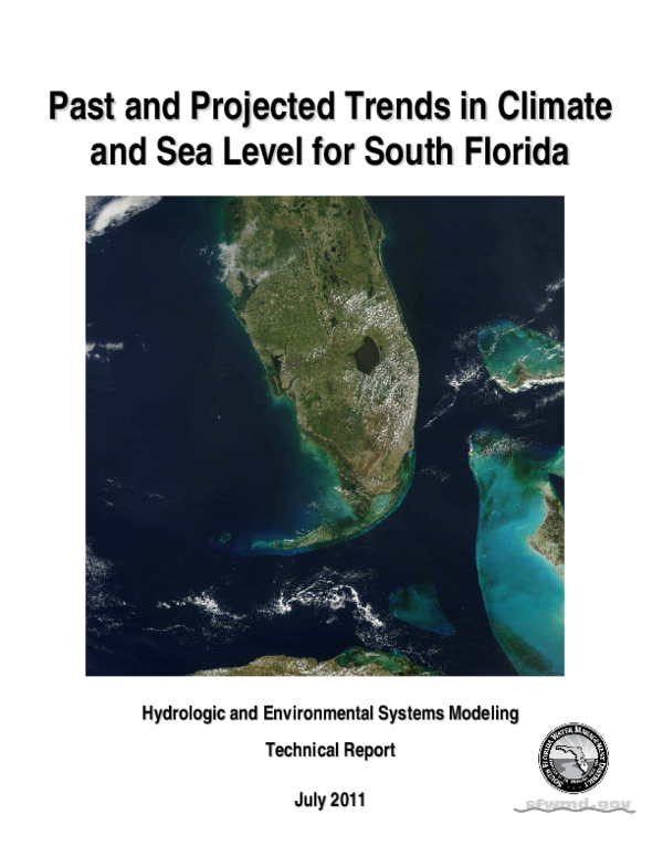 (PDF) Projected Trends in Climate and Sea Level for South Florida