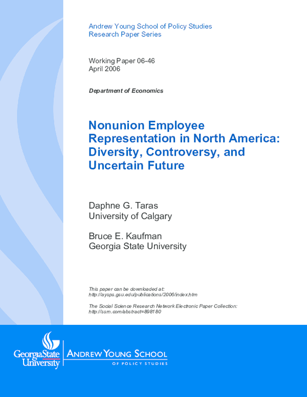 Employee relations in a non unionized environment picture