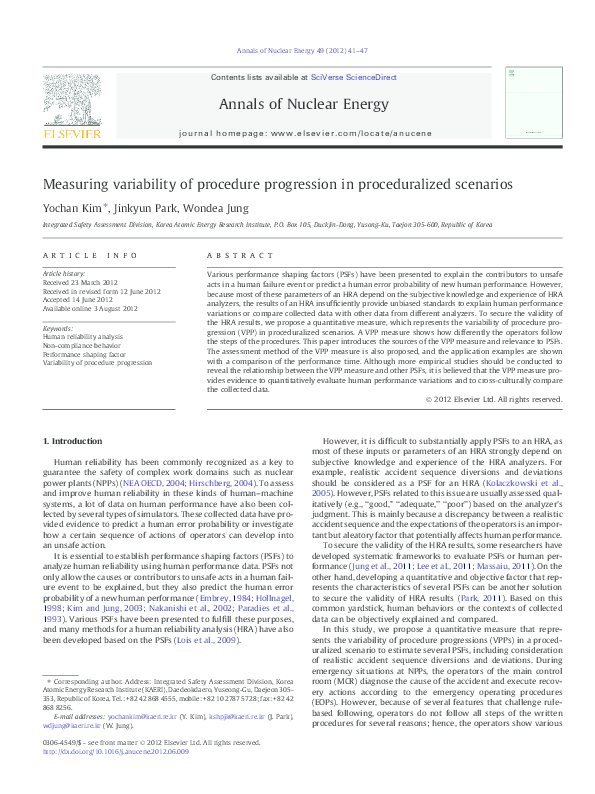 (PDF) Measuring variability of procedure progression in proceduralized ...