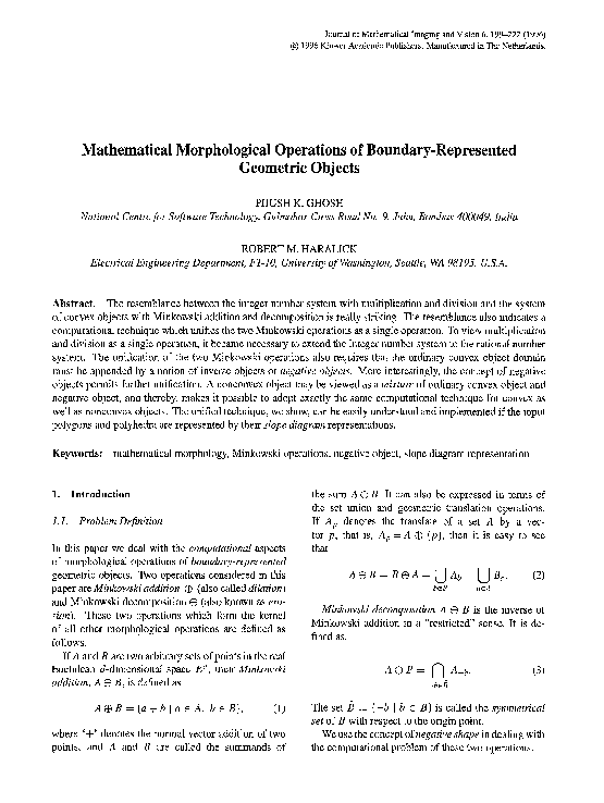 (PDF) Mathematical morphological operations of boundary-represented ...