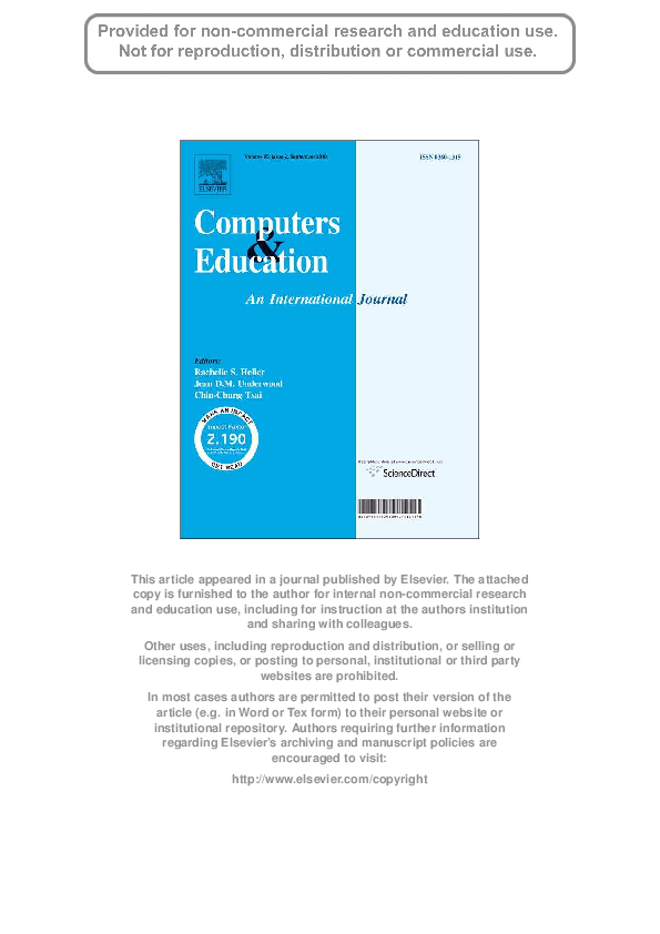 (PDF) The effects of computer games on the achievement of basic