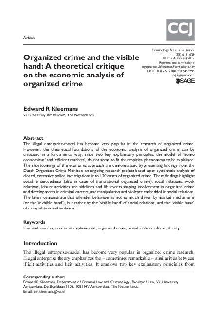 Organized crime topics picture