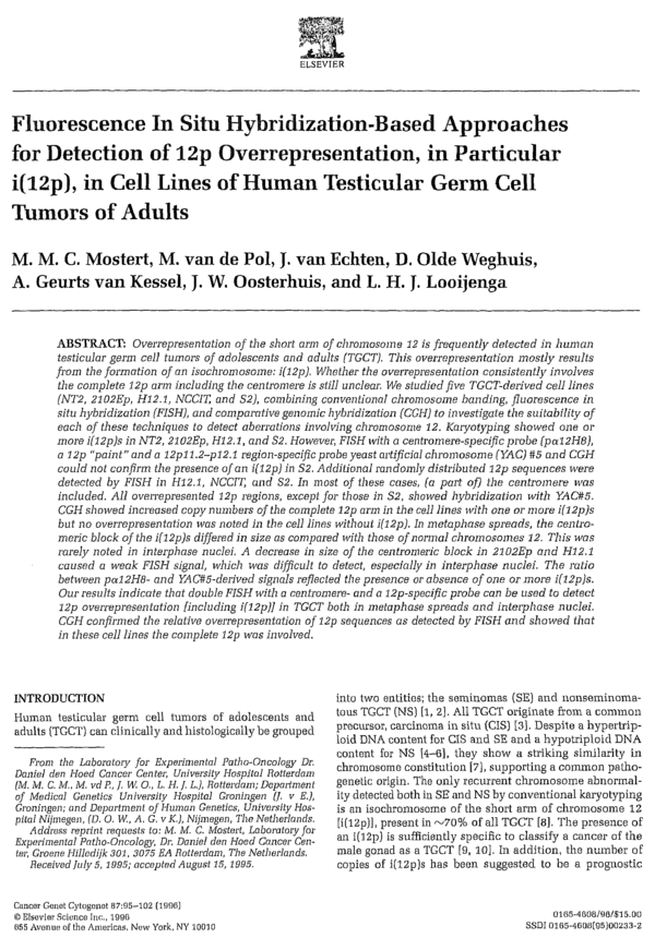 (PDF) Fluorescence in situ hybridization-based approaches for detection ...