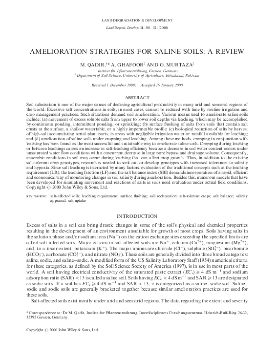 Saline soil essay picture