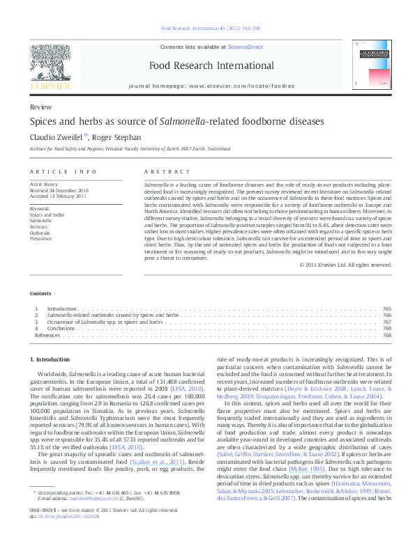 Types of foodborne illness image
