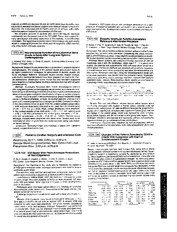 Pdf Vsd Repair With Fresh Autologus Pericardium 10 Years Experience Christine Houde Academia Edu