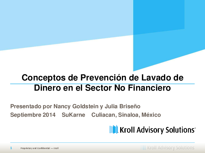 Ley Antilavado De Dinero En Mexico 2012 Pdf