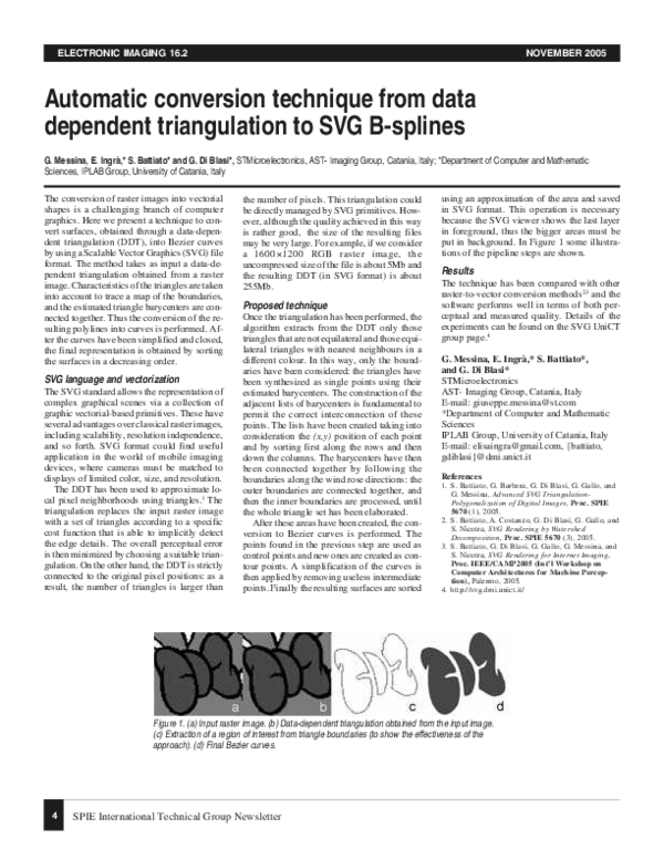 (PDF) Automatic Conversion Technique from Data Dependent Triangulation ...