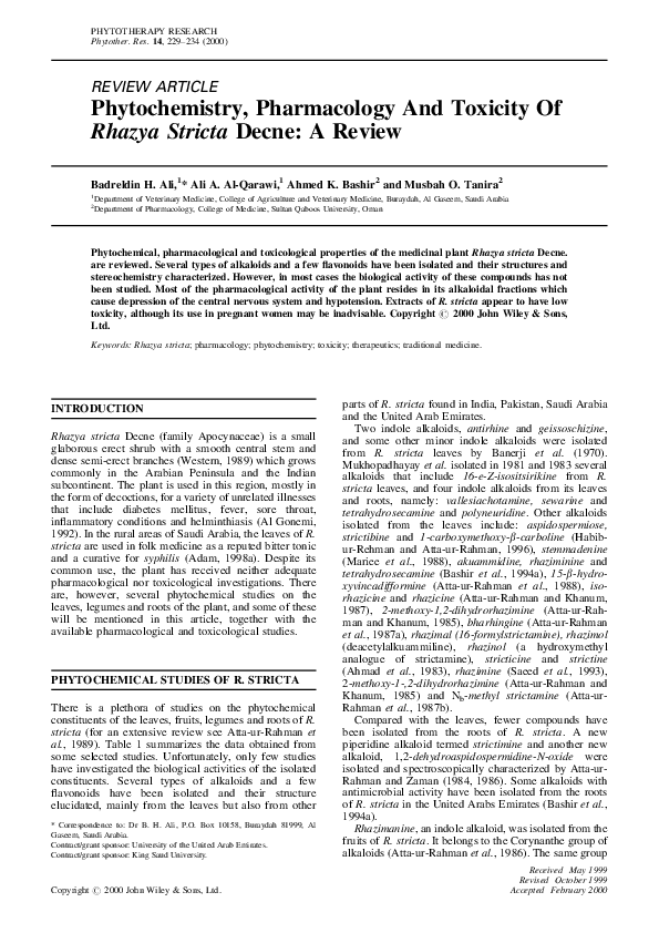 Thesis on phytochemistry picture