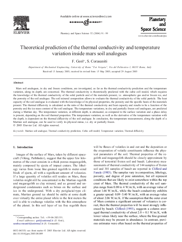(PDF) Theoretical prediction of the thermal conductivity and ...