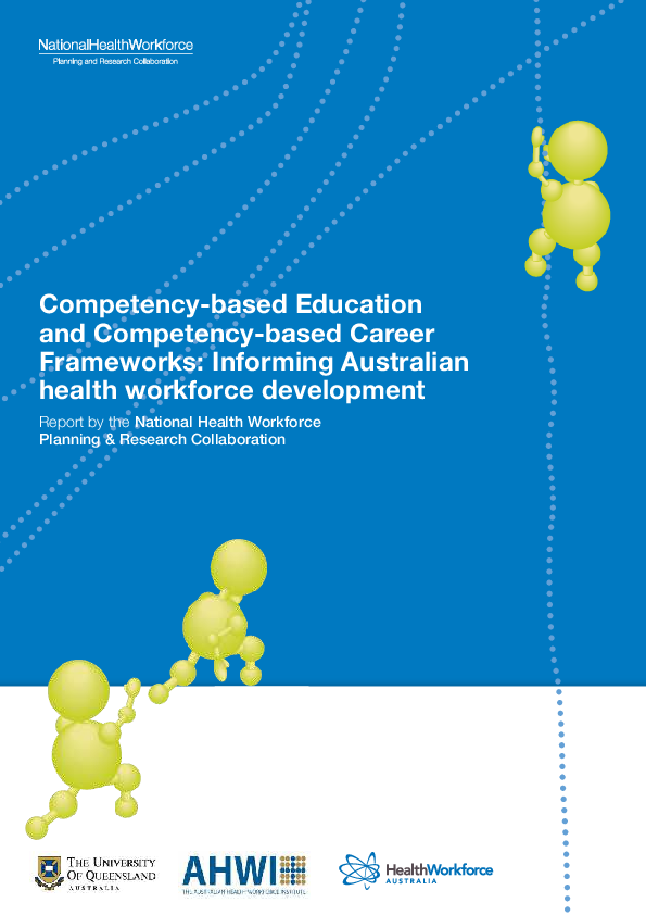 (PDF) Competencybased Education and Competencybased Career Frameworks Informing Australian