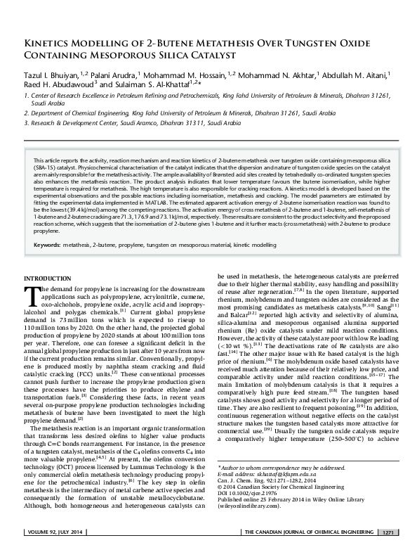 Metathesis reaction picture