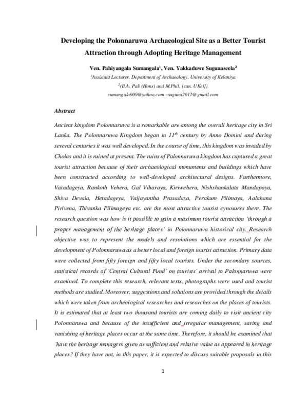 Polonnaruwa pdf image