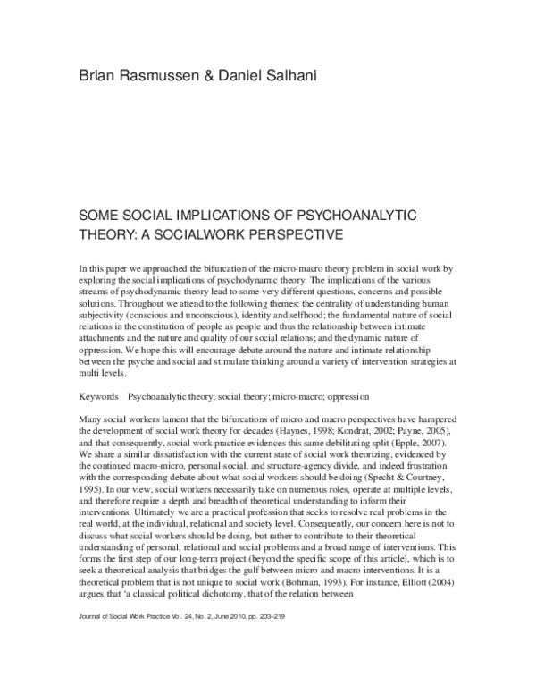 Psychoanalytic theory essay questions image