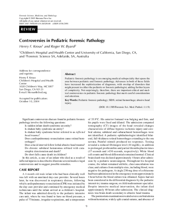 Forensic pathology career picture