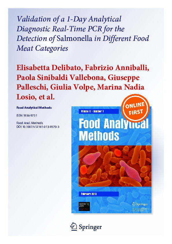 (PDF) Validation of a 1-Day Analytical Diagnostic Real-Time PCR for the ...