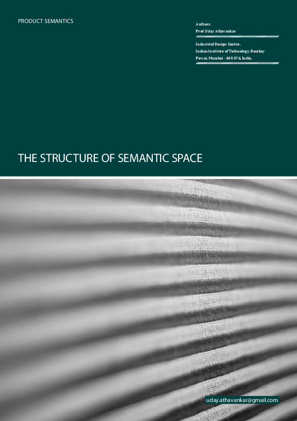 (PDF) The structure of Semantic space
