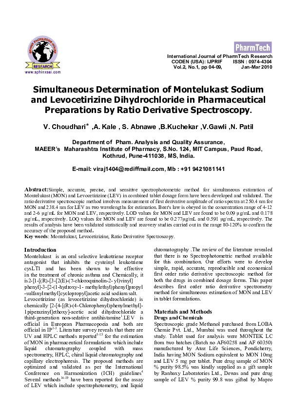 Order Montelukast