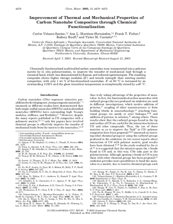 (PDF) Improvement of Thermal and Mechanical Properties of Carbon ...