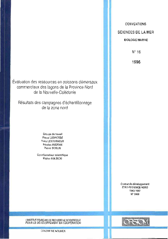 dangerous PDF) Évaluation des ressources en poissons démersaux