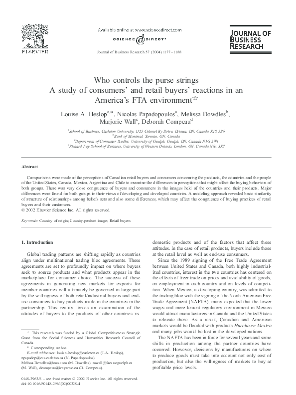 (PDF) Who controls the purse strings