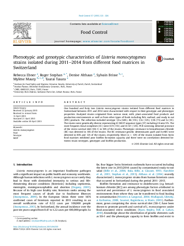 (PDF) Phenotypic and genotypic characteristics of Lactococcus lactis ...