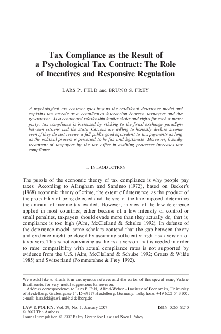 Tax compliance essay 06 picture