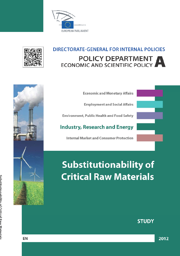 (PDF) Substitutionability of Critical Raw Materials Kalle A. Piirainen Academia.edu