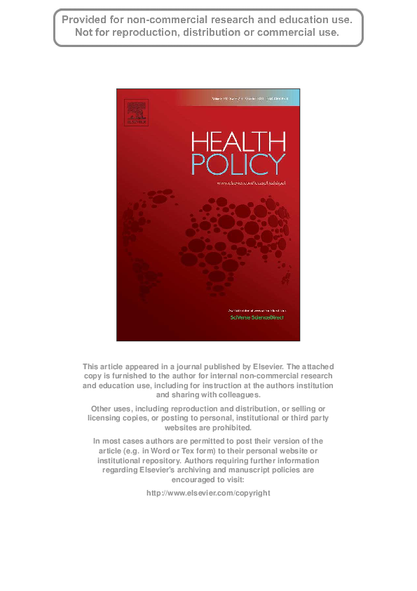  PDF Public Involvement In The Systematic Review Process In Health And Social Care A Narrative 