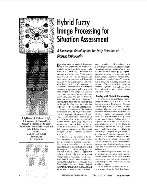 (PDF) Hybrid fuzzy image processing for situation assessment