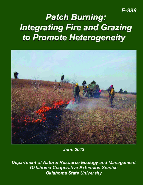 (PDF) Patch Burning: Integrating Fire and Grazing to Promote Heterogeneity