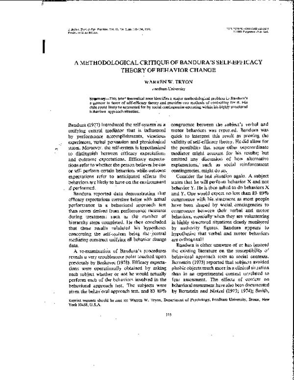 Bandura article image