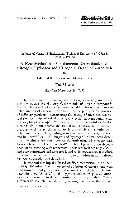 (PDF) A new method for simultaneous determination of nitrogen, hydrogen ...