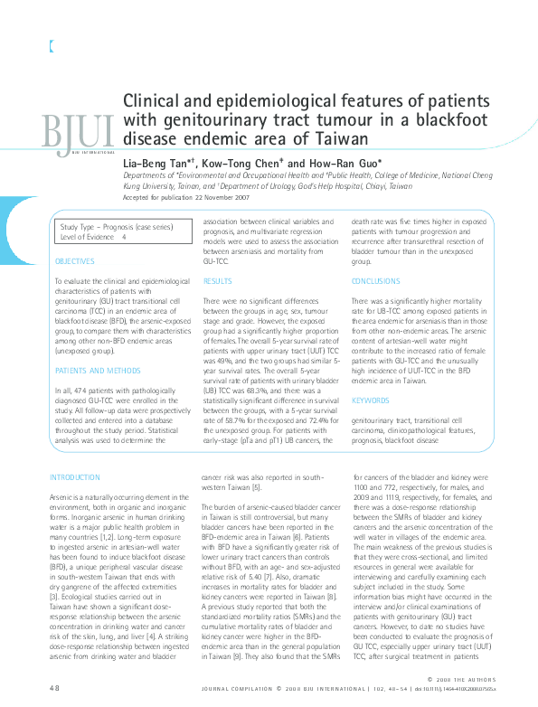 (PDF) Clinical and epidemiological features of patients with ...