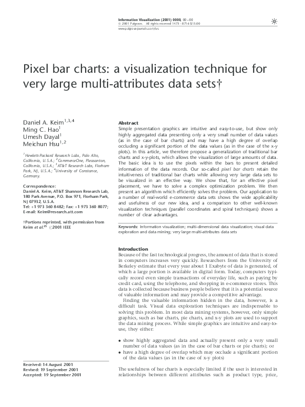(PDF) Pixel Bar Charts: A Visualization Technique for Very Large Multi ...