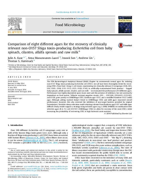 (PDF) Comparison of eight different agars for the recovery of ...