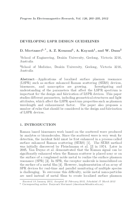 (PDF) DEVELOPING LSPR DESIGN GUIDELINES