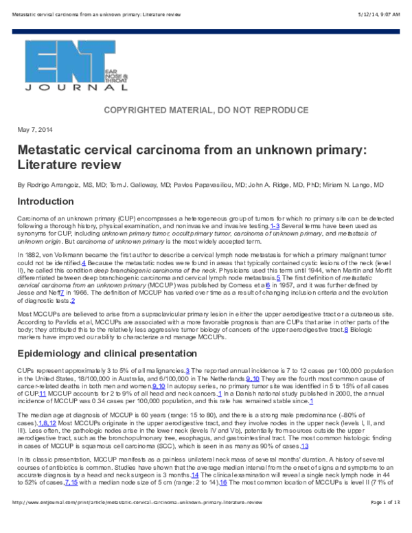 pdf-metastatic-cervical-carcinoma-from-an-unknown-primary-literature