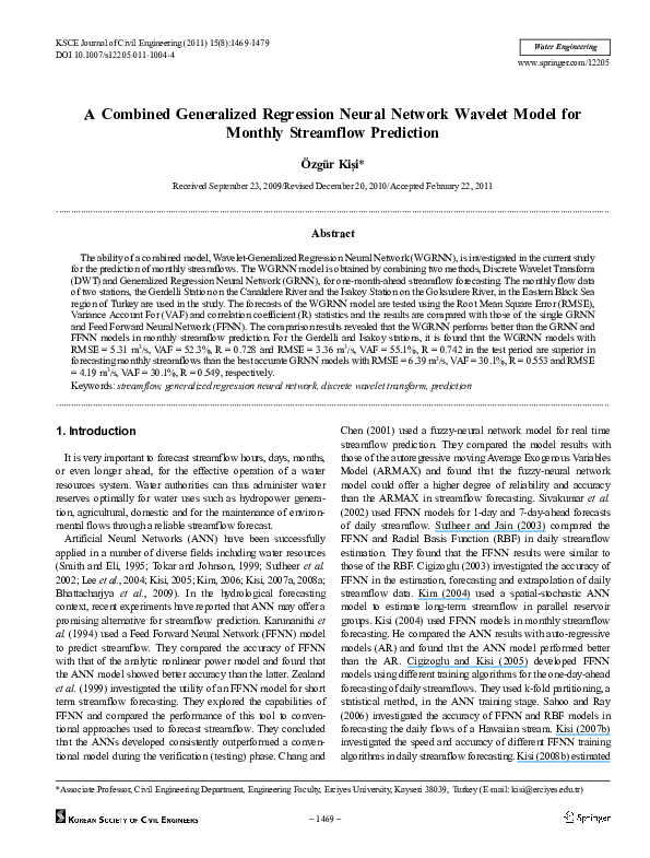 (PDF) A combined generalized regression neural network wavelet model ...