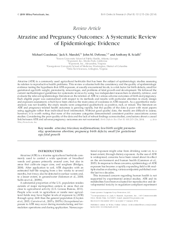 Atrazine mechanism of action image