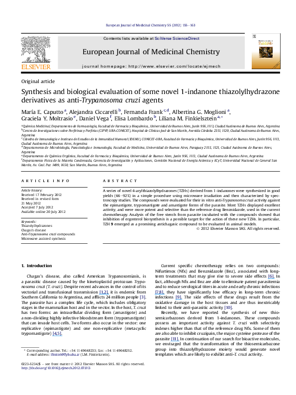 (PDF) Synthesis and biological evaluation of some novel ...