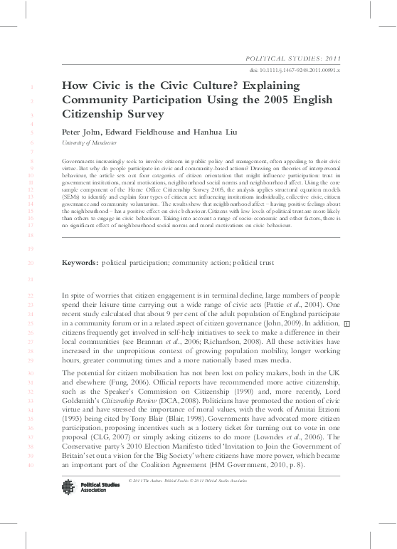 67 Koleksi Civic Culture in English Gratis Terbaik