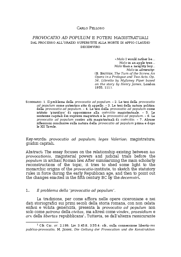 (DOC) Provocatio ad populum