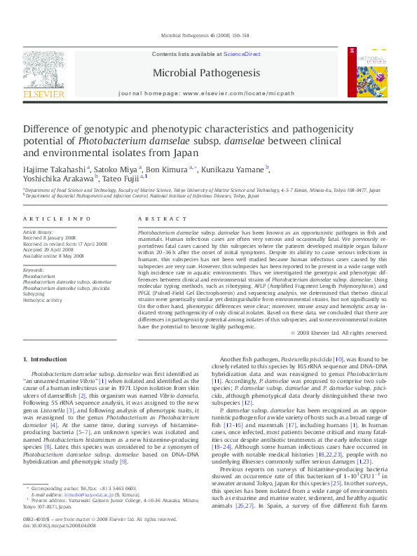 (PDF) Difference of genotypic and phenotypic characteristics and ...