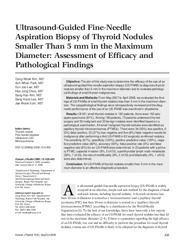 (PDF) Ultrasound guided fine needle aspiration biopsies, from the liver