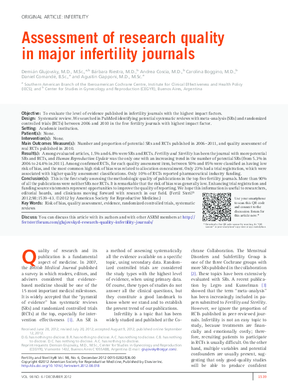 Infertility articles 2019 image