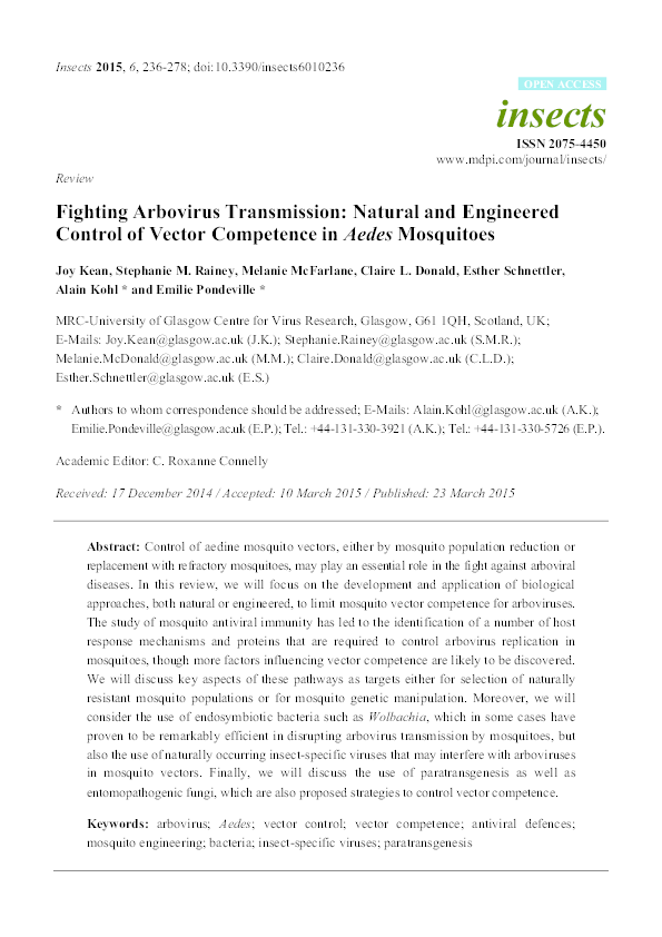 How to identify aedes mosquito image