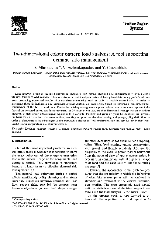 (PDF) Two-dimensional colour pattern load analysis: A tool supporting ...